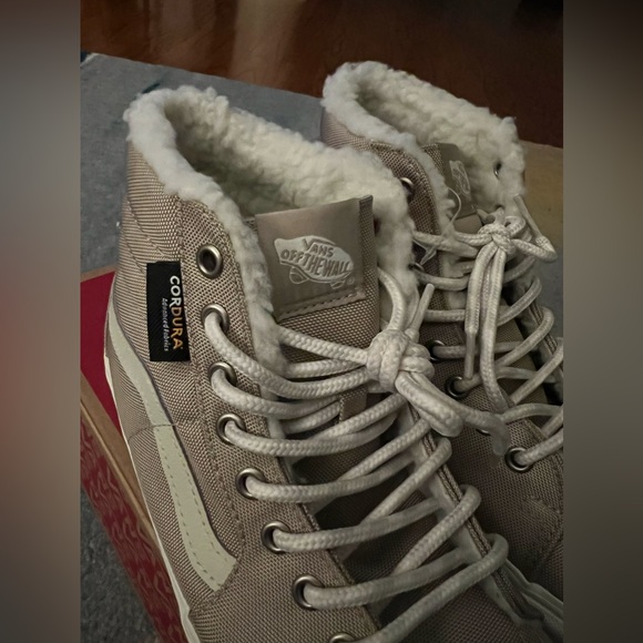 Rare Van’s Sherpa Sk8-Hi Cordura “Walnut” - NWT Men’s side 7 (Women’s 8.5) - Picture 12 of 14